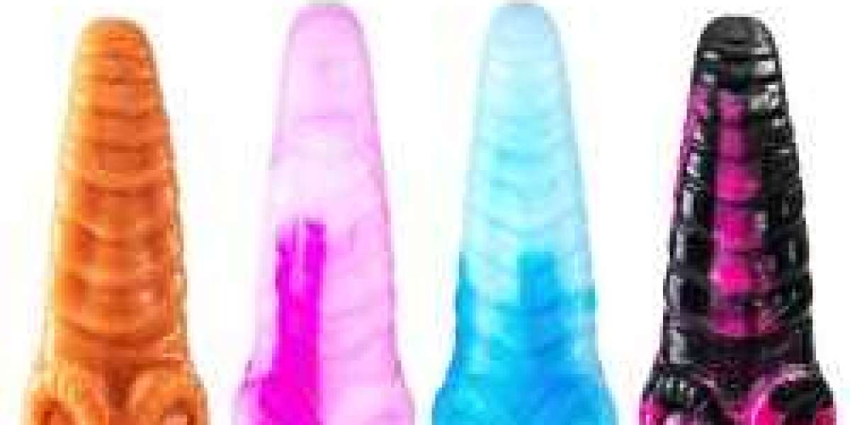 ribbed crystal glass realistic dildo gd975